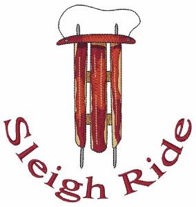 Picture of Sleigh RIde Machine Embroidery Design