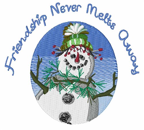 Never Melts Machine Embroidery Design