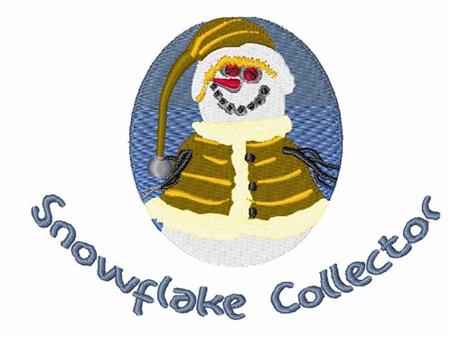 Snowflake Collector Machine Embroidery Design