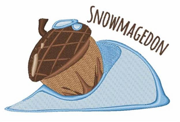 Picture of Snowmagedon Machine Embroidery Design