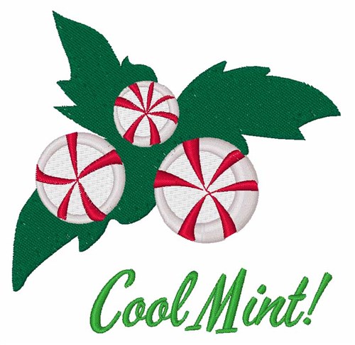 Cool Mint Machine Embroidery Design