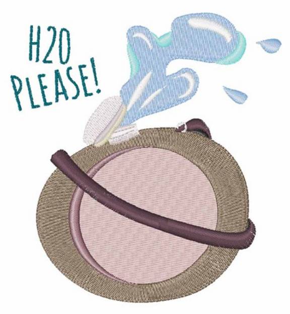 Picture of H2O Please Machine Embroidery Design