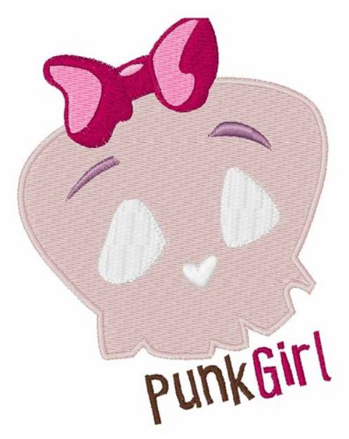 Picture of Punk Girl Machine Embroidery Design