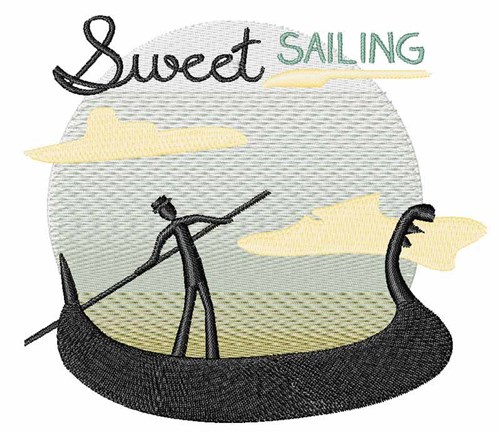 Sweet Sailing Machine Embroidery Design