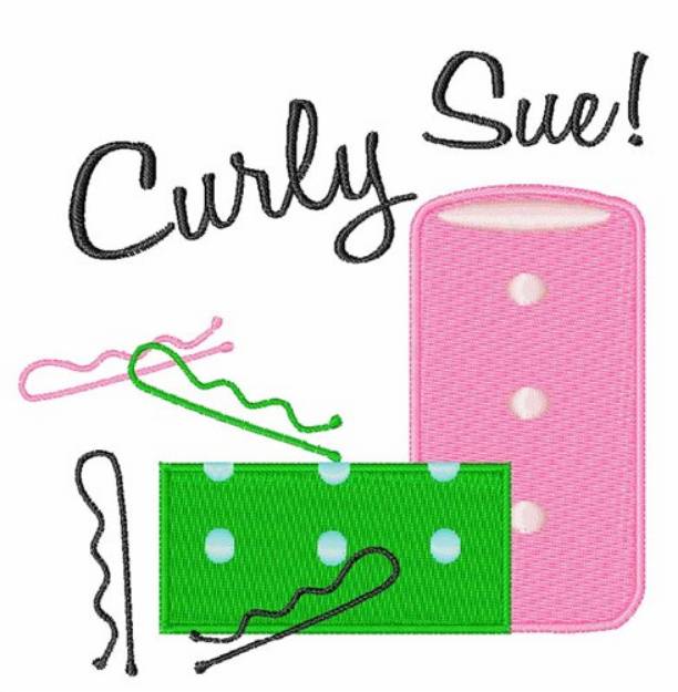 Picture of Curly Sue Machine Embroidery Design
