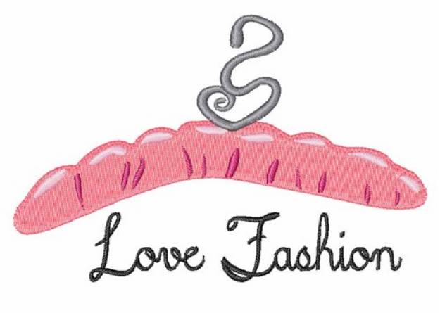 Picture of Love Fashion Machine Embroidery Design