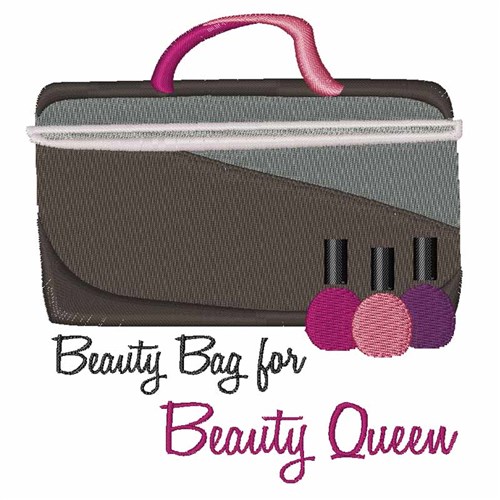 Beauty Queen Machine Embroidery Design