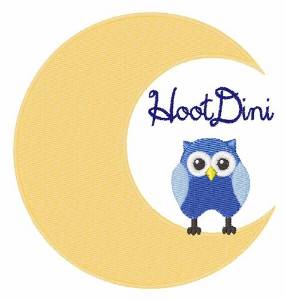 Picture of Hoot Dini Machine Embroidery Design
