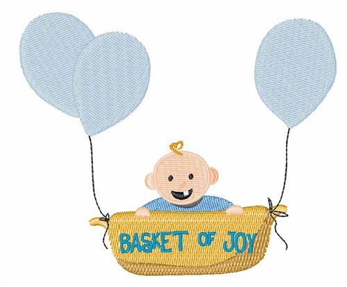 Basket Of Joy Machine Embroidery Design
