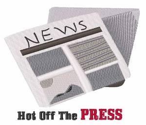 Picture of Hot Off Press Machine Embroidery Design