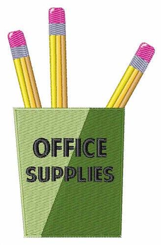 Office Supplies Machine Embroidery Design