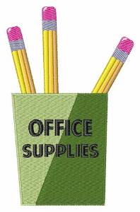 Picture of Office Supplies Machine Embroidery Design