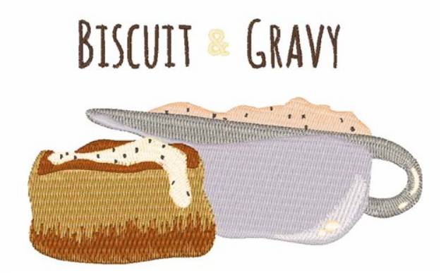 Picture of Biscuit & Gravy Machine Embroidery Design