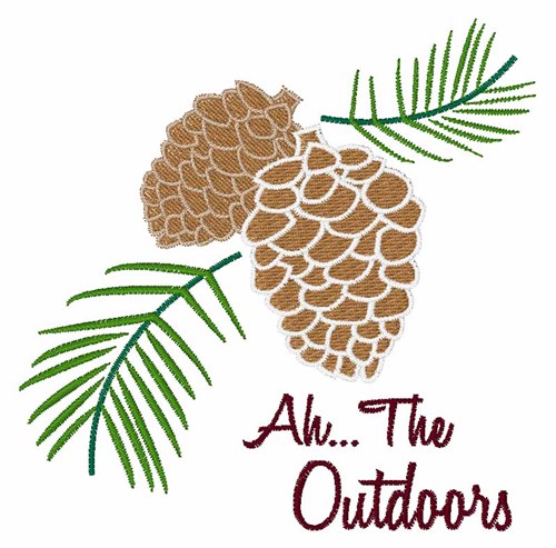 The Outdoors Machine Embroidery Design