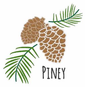 Picture of Piney Cone Machine Embroidery Design