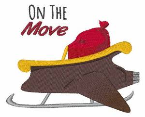 Picture of On The Move Machine Embroidery Design