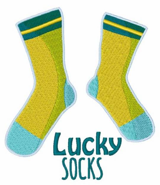 Picture of Lucky Socks Machine Embroidery Design