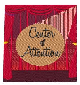 Picture of Center Of Attention Machine Embroidery Design