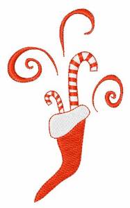 Picture of Candy Stocking Machine Embroidery Design