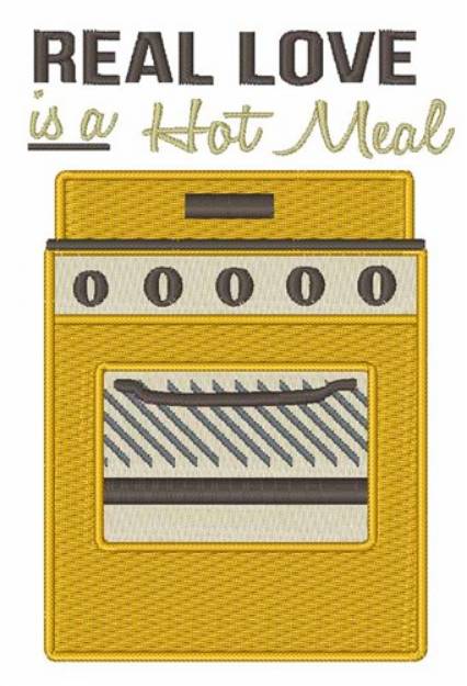 Picture of Hot Meal Machine Embroidery Design