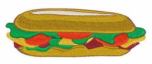 Picture of Sub Sandwich Machine Embroidery Design