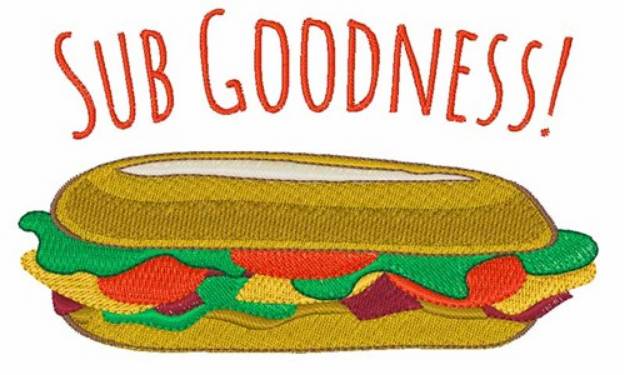Picture of Sub Goodness Machine Embroidery Design