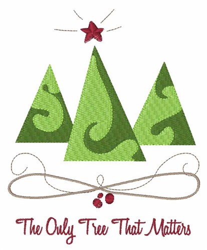 The Only Tree Machine Embroidery Design