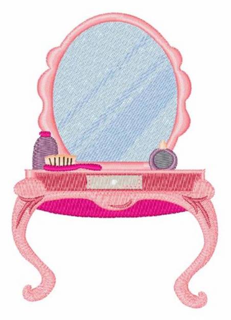Picture of Vanity Dresser Machine Embroidery Design
