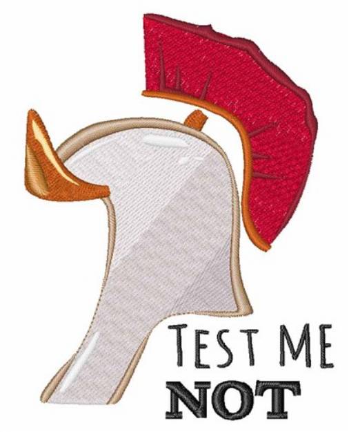 Picture of Test Me Not Machine Embroidery Design