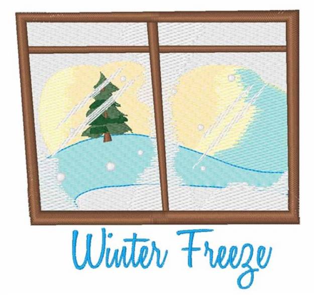 Picture of Winter Freeze Machine Embroidery Design