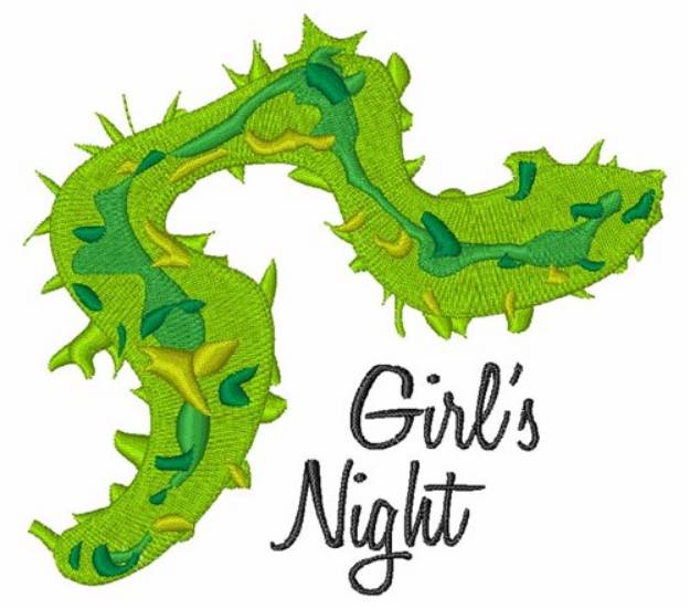 Picture of Girls Night Machine Embroidery Design