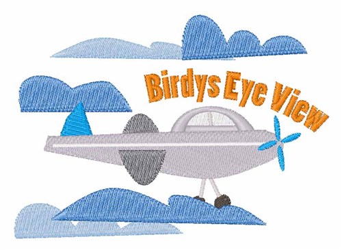 Birdys Eye View Machine Embroidery Design