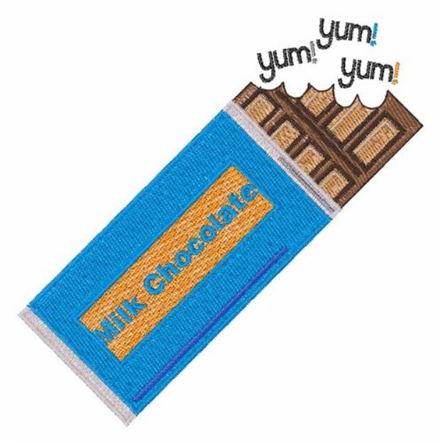 Picture of Yum Yum Chocolate Machine Embroidery Design