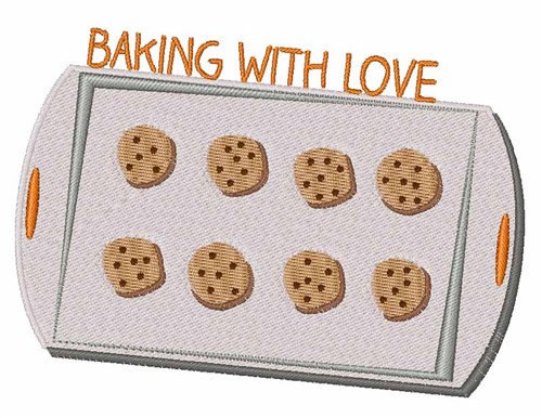Baking With Love Machine Embroidery Design