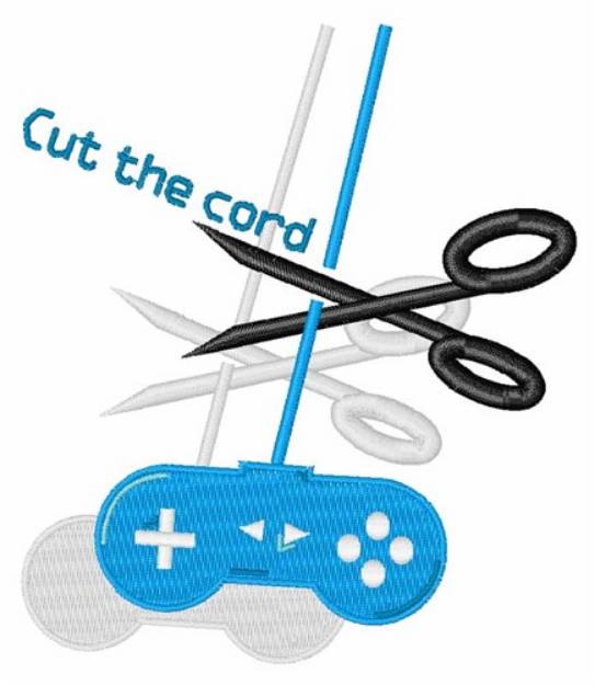 Picture of Cut The Cord Machine Embroidery Design