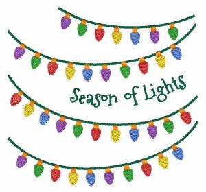 Picture of Season Of Lights Machine Embroidery Design