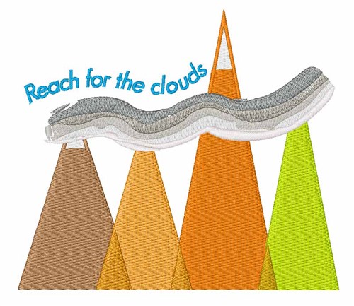Reach For Clouds Machine Embroidery Design