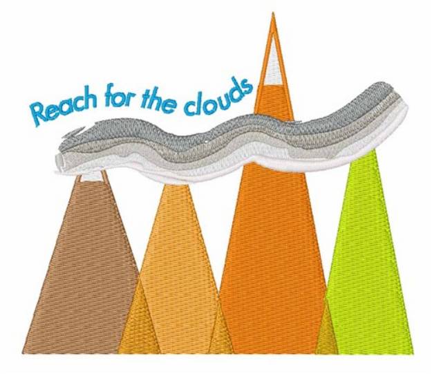Picture of Reach For Clouds Machine Embroidery Design
