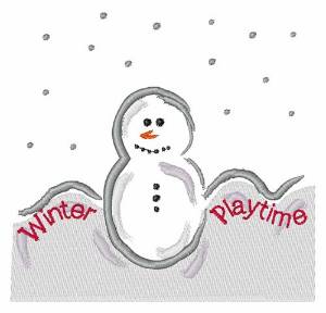 Picture of Winter Playtime Machine Embroidery Design