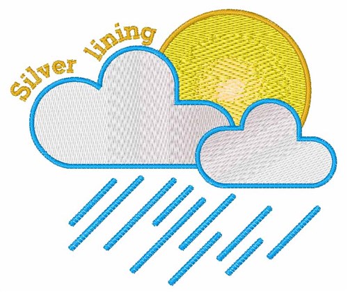 Silver Lining Machine Embroidery Design