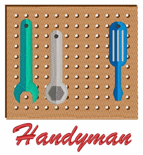 Handyman Machine Embroidery Design