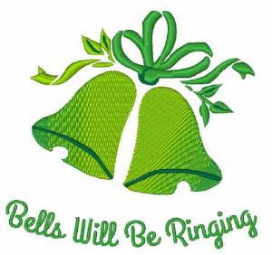 Picture of Bells Ringing Machine Embroidery Design