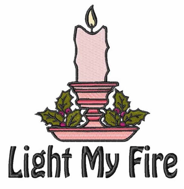 Picture of Light My Fire Machine Embroidery Design