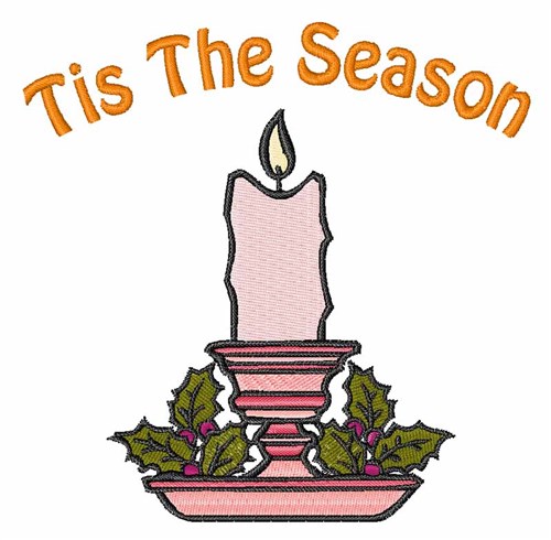 Tis The Season Machine Embroidery Design