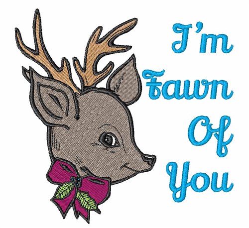 Fawn On You Machine Embroidery Design