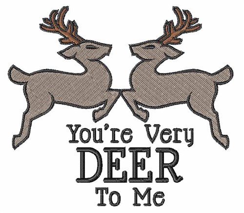 Deer To Me Machine Embroidery Design