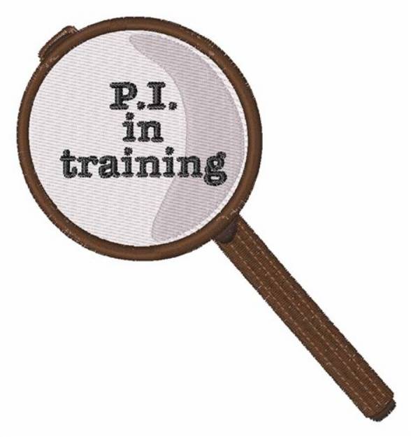 Picture of P I In Training Machine Embroidery Design