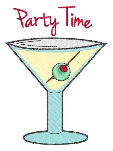 Picture of Party Time Machine Embroidery Design