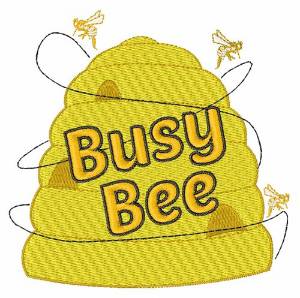 Picture of Busy Bee Machine Embroidery Design