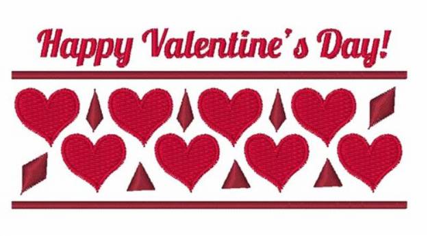 Picture of Happy Valentines Machine Embroidery Design